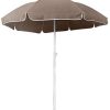 AIYOU Parasol rond de 200 cm - Parasol de jardin AIYOU Parasol rond de 200 cm - Parasol de jardin - Protection UV50 + - Hauteur réglable - Peut être utilisé sur la plage, dans la cour et dans le jardin (taupe)