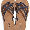 ASTERO Tongs Femme Mode Sandales Claquette Piscine Plage Ete Pantoufles Confort Intérieur Extérieur Chaussures taille 36-41