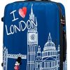 American Tourister Disney Legends Spinner M Valise Enfant, 65 cm, American Tourister Disney Legends Spinner M Valise Enfant, 65 cm, 62.5 L, Bleu (Take Me Away Mickey London)