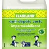 CLAIRLAND Bidon Anti-Dépôts Verts et Imperméabilisant des Toitures, Terrasses, Dallages, Murs, Solution prête à l'emploi pour pulvérisateur, 5 L, CLAIRIMPER5000