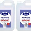 DSTOCK60- 2 BIDONS 5 L DE VINAIGRE BLANC ULTRA PUISSANT 14° (PHEBUS PRODUIT D’ORIGINE GARANTIE) - DÉGRAISSE, DÉTARTRE, DÉSHERBE - MAISON ET JARDINAGE