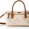 Desigual Fabric Hand Bag, Handbag Femme, Blanc, Taille Unique
