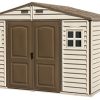 Duramax (30214–1 10 x 8 Pieds V2 Wood côté Vinyle Abri de Jardin – Ivoire/Marron Duramax (30214–1 10 x 8 Pieds V2 Wood côté Vinyle Abri de Jardin – Ivoire/Marron