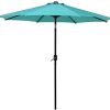 Grand patio Parasol, Ø 270cm,Manivelle Anti-Retour, Parasol inclinable, Protection UV Grand patio Parasol, Ø 270cm,Manivelle Anti-Retour, Parasol inclinable, Protection UV 50+, Parasol de Marché pour Jardin, Piscine, restaurants