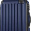 HAUPTSTADTKOFFER - Spree - Bagages Cabine à Main, Valise Rigide, HAUPTSTADTKOFFER - Spree - Bagages Cabine à Main, Valise Rigide, Trolley, ABS, TSA, extra léger, extensible, 4 roues, 55 cm, 42 L, Bleu Foncé
