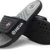 HEVA Claquette Homme Sandales Mules Chaussures de Plage & Piscine Scratch Pantoufles