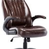 IntimaTe WM Heart Fauteuil de Bureau,Chaise de Bureau Ordinateur,Siege de IntimaTe WM Heart Fauteuil de Bureau,Chaise de Bureau Ordinateur,Siege de Bureau Ergonomique,Fauteuil de Direction en Simili Cuir,Dossier Haut Inclinable,Hauteur Réglable et Assise Rembourrée,Marron