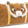 LES DÉGLINGOS Sac Week-end Enfant (Speculos le Tigre) - Sac à Langer et Voyages - Bébé Puériculture - Ideal Vacances - Spacieux - Doudou Ultra Doux - Marron