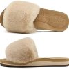 ONCAI Chaussons Femme Confort Peluche Claquette Bout Ouvert Pantoufles Avec ONCAI Chaussons Femme Confort Peluche Claquette Bout Ouvert Pantoufles Avec Support de Voûte plantaire Tapis de Yoga Fourré Sandales Taille 36-43