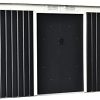 Outsunny Abri de Jardin Remise à Outils en Acier galvanisé Outsunny Abri de Jardin Remise à Outils en Acier galvanisé avec Portes coulissantes, dim. 280L x 130l x 172H cm, Gris-Noir