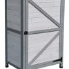 QILIN Abris De Jardin, Armoire À Outils en Bois, Boîte QILIN Abris De Jardin, Armoire À Outils en Bois, Boîte De Rangement Haute Résine, Étanche/Protection Solaire/Anticorrosion, Utilisé dans Le Jardin De La Cour
