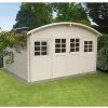 SOLID SUPERIA Dainville II Abri de Jardin Bois, 298x388x228 cm SOLID SUPERIA Dainville II Abri de Jardin Bois, 298x388x228 cm