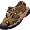 Sandales de Randonnée Homme Femme ​Cuir Fermées Été Extérieur Chaussures de Sport Plage Chaussures d'eau Plage Closed-Toe
