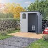 Vente-unique Abri de Jardin en résine Gris Anthracite 2,12 m² Vente-unique Abri de Jardin en résine Gris Anthracite 2,12 m² NERIO