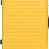 WITTCHEN Valise à roulettes Solide Valise à Main Valise ABS WITTCHEN Valise à roulettes Solide Valise à Main Valise ABS Chariot à Coque Dure 4 roulettes Serrure à Combinaison Jaune