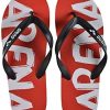 arena Tongs Unisexe, Sandales de Plage et de Piscine, Rouge-Noir-Blanc, arena Tongs Unisexe, Sandales de Plage et de Piscine, Rouge-Noir-Blanc, Taille 44-45