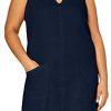 find. Robe trapèze Courte en Lin Femme find. Robe trapèze Courte en Lin Femme