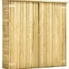 vidaXL Abri à Outils de Jardin Cabane à Outils Remise vidaXL Abri à Outils de Jardin Cabane à Outils Remise à Outils Abris de Stockage Outils de Jardinage Garage Cour Extérieur 163x50x171 cm Pinède Imprégnée