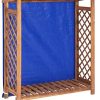 vidaXL Bois d'Acacia Solide Remise à Bois de Chauffage Abri vidaXL Bois d'Acacia Solide Remise à Bois de Chauffage Abri de Stockage de Jardin Abri d'Extérieur Cabane à Bois Cabane de Jardin 105x38x115 cm