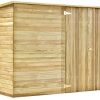 vidaXL Bois de Pin Imprégné Abri à Vélo de Jardin vidaXL Bois de Pin Imprégné Abri à Vélo de Jardin Abri de Stockage Rangement Hangar Maison de Jardin Extérieur Arrière-cour 232x110x170 cm