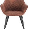 1649120410_413OsrFUf3L._AC_.jpg WOLTU 4 X Chaises de Cuisine Design,Chaises de Salle à Manger Assise en Tissu Scientifique Fauteuil Salon,Brun BH231br-4
