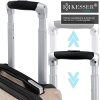 KESSER® Set de 3 valises | Bagages à roulettes | Rigide | Valises pour Voyage en Avion | Valises Cabine à roulettes | Bagages à Coque Dure | Valises M-L-XL, Champagne
