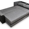 31-fzygsPJL._AC_.jpg MEUBLO Canapé d'angle Convertibles 3 Place Tissu + Simili Cuir Tommy (Orange, Canapé d'angle Gauche)