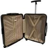 Jony Rigid Spinner Valises Voyage | Bagage à Main Rigide Rotatif | Valise Cabine 20 Pouces (55x40x20 cm) | Valise de Voyage idéale pour Les Voyages de 3 à 5 Jours (Noir)