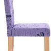 313ceCE8I5L._AC_.jpg vidaXL 4X Chaises de Salle à Manger Chaises à Dîner Chaises de Repas Chaises de Cuisine Chaises de Salon Maison Intérieur Violet Polyester