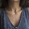 314vslL8OnL._AC_.jpg Collier Choker Trebol pour femme en argent sterling 925