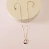 314wmP9B2dL._AC_.jpg Collier classique élégant avec inscription gravée « I Love You Forever » pour femme – Doré