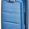 315LyZZIKjL._AC_.jpg DELSEY Paris COMETE + VALISE TROLLEY 4 DOUBLE ROUES, L (77cm - 98L), Bleu