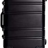 319Q2elpBWL._AC_.jpg Valise Cabine en 100% Aluminium Dimensions Cabine Bagage Trolley 55x35x20 cm Serrure TSA Sac de Voyage Modèle Black Skull (Valise prête à Charger Les Portables) TOKYOTO Luggage (Seule Valise)