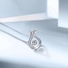 319RMisxAyL._AC_.jpg Immobird Collier Femme Argent Sterling 925 "Sac porte-bonheur" avec Zircone Collier Femme Pendentif pour Cadeau Saint-Valentin