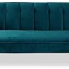 31A4Cn8v1SL._AC_.jpg Menzzo Olympia Canapé en Velours, Vert, 180