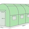 31BuhcUR7cS._AC_.jpg Générique Serre de Jardin Tunnel - bache armée - 8m2, 4x2m - en polyéthylène armée - Anti UV