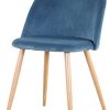 31DLEwn43ZL._AC_.jpg GrandCA HOME Chaise en Velours-Lot de 2 chaises de Salle à Manger, Convient pour Salle à Manger Salon Salon Chambre (Bleu-2)