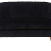 31FrtcCot7L._AC_.jpg Zons Noir ASMA Canapé 2 Places en Velours, 1