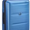 31JslNUMUIL._AC_.jpg DELSEY Paris COMETE + VALISE TROLLEY 4 DOUBLE ROUES, L (77cm - 98L), Bleu