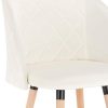 31KpJXmmYL._AC_.jpg EUGAD Chaises de Salle à Manger Lot de 6,Chaise de Cuisine en Velours Crème Blanc 0300BY-6