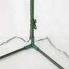 31VDDfNUUbL._AC_.jpg Outsunny Serre de Jardin adossée Serre adossée dim. 1,43L x 1,18l x 2,12H m 2 Portes zippées enroulables Acier PVC Transparent