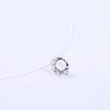 31XQqrrr2NL._AC_.jpg Bo&Pao Collier Fil transparent pour Femme en Argent Sterling 925, avec Pierre