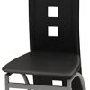 31bBbOYfRcL._AC_.jpg vidaXL Lot de 2 chaises de salle à manger en cuir synthétique Noir