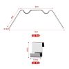 31cDHg7wXFS.jpg MUSEDAY 100Pcs Clips de Vitrage pour Serre Inclure 50Type W Serre Pinces en Acier Inoxydable et 50 Clips de Type Z pour Vitre de Serre