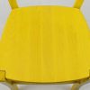 31dvi3OZwGL._AC_.jpg Tommychairs - Set 4 chaises Cuore pour Cuisine, Bar et Salle à Manger, Robuste Structure en Bois de hêtre peindré en Couleur Aniline Jaune et Assise en Bois