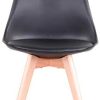 31f5YSNF6GL._AC_.jpg Uderkiny Lot de 6 chaises Chaises de Salle à Manger avec Coussins et Pieds en hêtre pour Salle à Manger Cuisine Bureau, etc (Noir-6)