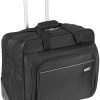 Targus Sacoche à roulettes Executive avec poignée télescopique, sac pour ordinateur portable 15,6 pouces, porte-documents de voyage – Noir, TBR003EU
