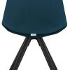 31myQNlEpL._AC_.jpg WOLTU BH196bl-2 Chaise de Salle à Manger Lot de 2 siège en Velours Pied en Bois Massif,Chaise de Cuisine Chaise de Salon Bleu