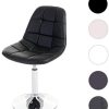 31pkaTEB5zL._AC_.jpg Chaise de Salle à Manger HWC-A60, Chaise pivotante, Design rétro - Similicuir Noir, Pied chromé