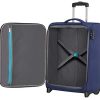 31rCa2BOLtL._AC_.jpg American Tourister Heat Wave - Upright S Bagage Cabine, 55 cm, 42 L, Bleu (Combat Navy)
